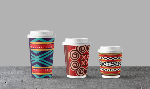 Ba kích cỡ mẫu cốc uống cafe bằng giấy phổ biến hiện nay