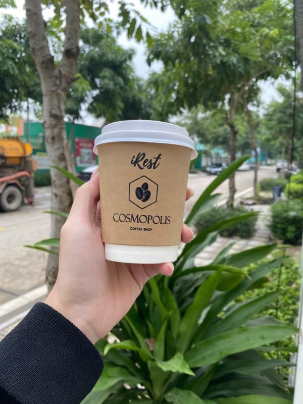Ly giấy 180ml 6 Ly giấy in 1 màu